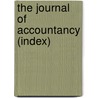 The Journal Of Accountancy (Index) door American Institute of Accountants