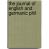 The Journal Of English And Germanic Phil door Onbekend