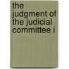 The Judgment Of The Judicial Committee I door William Francis Finlason