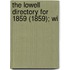 The Lowell Directory For 1859 (1859); Wi
