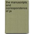 The Manuscripts And Correspondence Of Ja