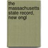 The Massachusetts State Record, New Engl