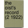 The Oist's Record (2 1922) door General Books