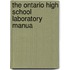 The Ontario High School Laboratory Manua