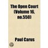 The Open Court (Volume 16, No.550)