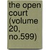 The Open Court (Volume 20, No.599)