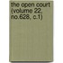 The Open Court (Volume 22, No.628, C.1)