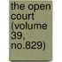 The Open Court (Volume 39, No.829)