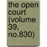 The Open Court (Volume 39, No.830)