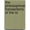 The Philosophical Transactions Of The Ro by Royal Society