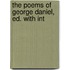 The Poems Of George Daniel, Ed. With Int