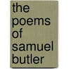 The Poems Of Samuel Butler door Samuel Butler