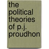 The Political Theories Of P.J. Proudhon by Shi Yung Lu