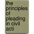 The Principles Of Pleading In Civil Acti