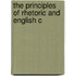 The Principles Of Rhetoric And English C