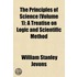 The Principles Of Science (Volume 1); A