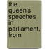 The Queen's Speeches In Parliament, From