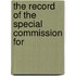 The Record Of The Special Commission For