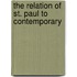 The Relation Of St. Paul To Contemporary