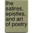 The Satires, Epistles, And Art Of Poetry