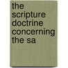 The Scripture Doctrine Concerning The Sa door Richard Whately