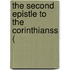 The Second Epistle To The Corinthianss (