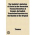 The Sodalist's Imitation Of Christ By Th