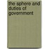 The Sphere And Duties Of Government