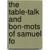 The Table-Talk And Bon-Mots Of Samuel Fo