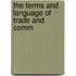 The Terms And Language Of Trade And Comm