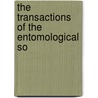 The Transactions Of The Entomological So door Entomological Society Of Wales