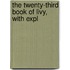 The Twenty-Third Book Of Livy, With Expl