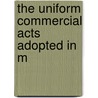 The Uniform Commercial Acts Adopted In M door Minnesota