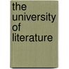 The University Of Literature by W.H. Depuy