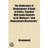 The Vindicators Of Shakespeare; A Reply door John Ed. Greenwood
