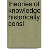 Theories Of Knowledge Historically Consi door William Dexter Wilson