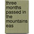 Three Months Passed In The Mountains Eas