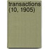 Transactions (10, 1905)
