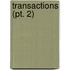 Transactions (Pt. 2)
