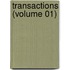 Transactions (Volume 01)