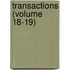 Transactions (Volume 18-19)