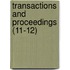 Transactions And Proceedings (11-12)