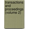 Transactions And Proceedings (Volume 2) door National Association Universities