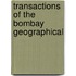 Transactions Of The Bombay Geographical