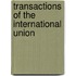 Transactions Of The International Union