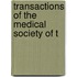 Transactions Of The Medical Society Of T