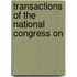 Transactions Of The National Congress On