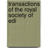 Transactions Of The Royal Society Of Edi door Royal Society of Edinburgh