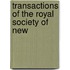 Transactions Of The Royal Society Of New