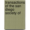 Transactions Of The San Diego Society Of door San Diego Society of Natural History